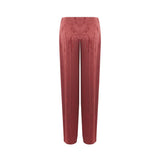 Elegantes pantalones a medida rojo