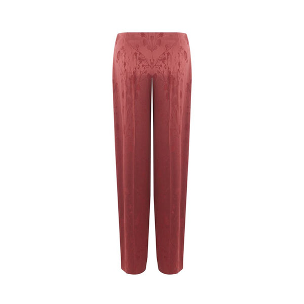 Elegant Red Tailored Pants