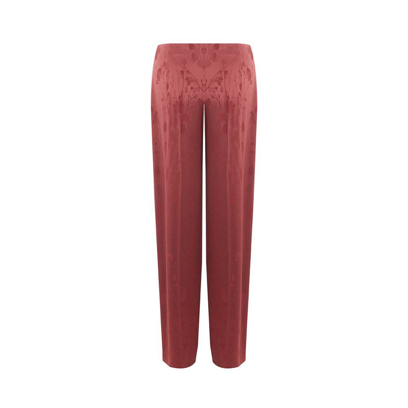 Elegantes pantalones a medida rojo