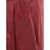 Elegantes pantalones a medida rojo