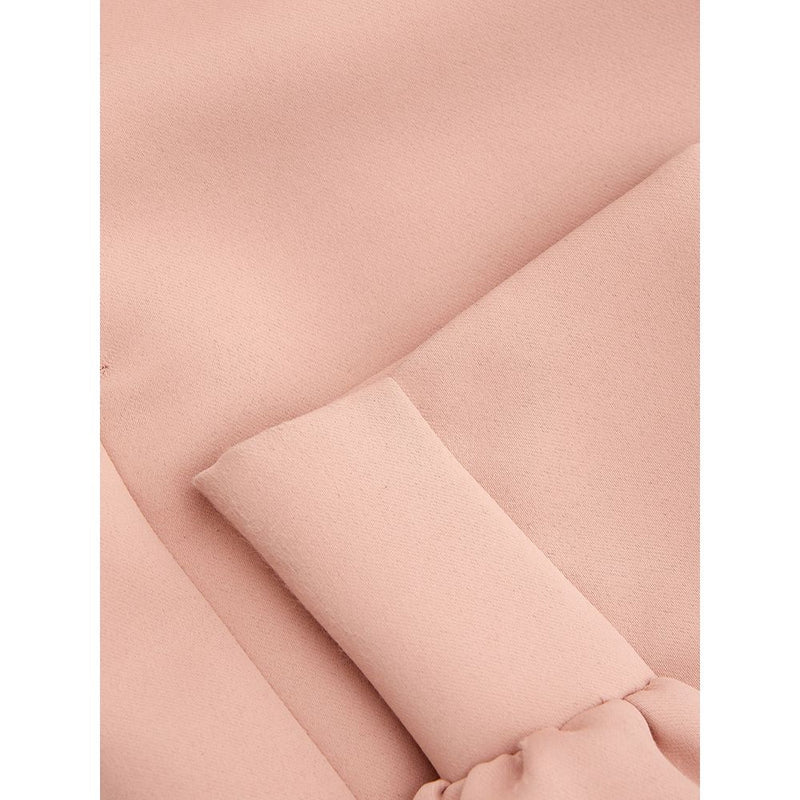 Pantalon en polyester rose élégant pour femmes