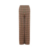 Elegant Brown Viscose Pants for Women