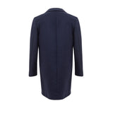 Elegancia de algodón de Lardini: chaqueta azul elegante