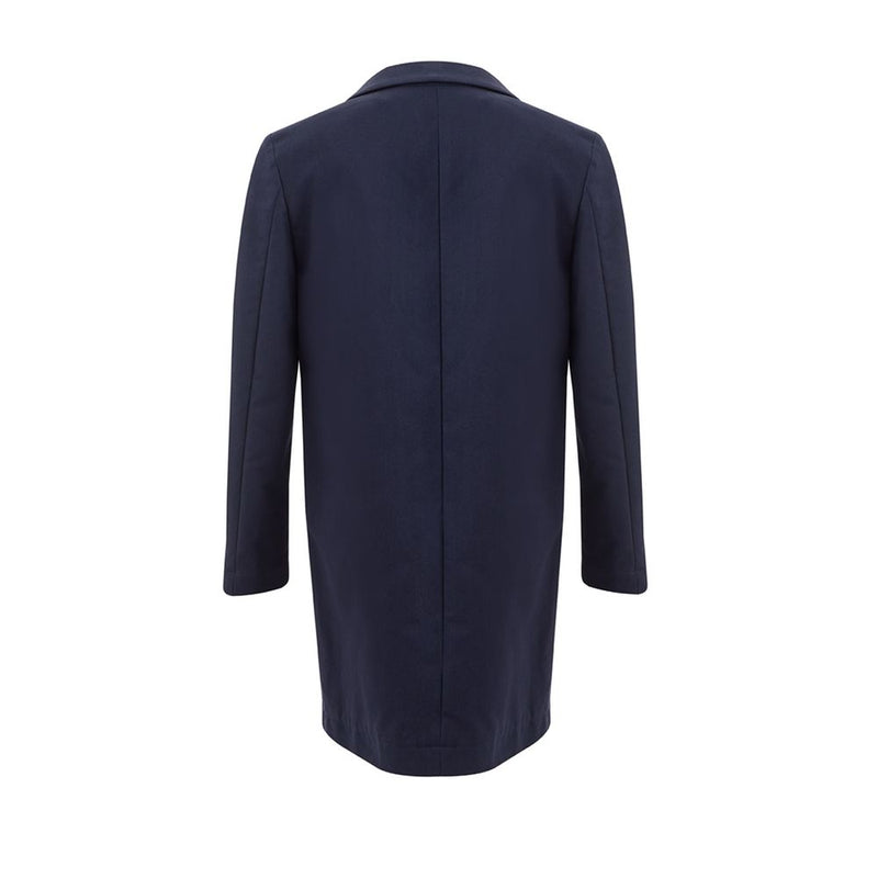 Lardini Cotton Elegance: Chic Blue Jacket