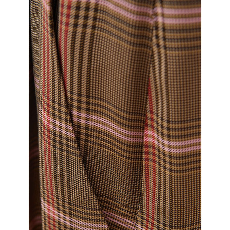 Elegant Brown Viscose Pants for Women