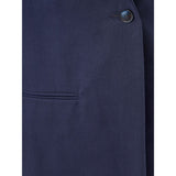 Elegance Cotton Lardini: Chic Blue Jacket