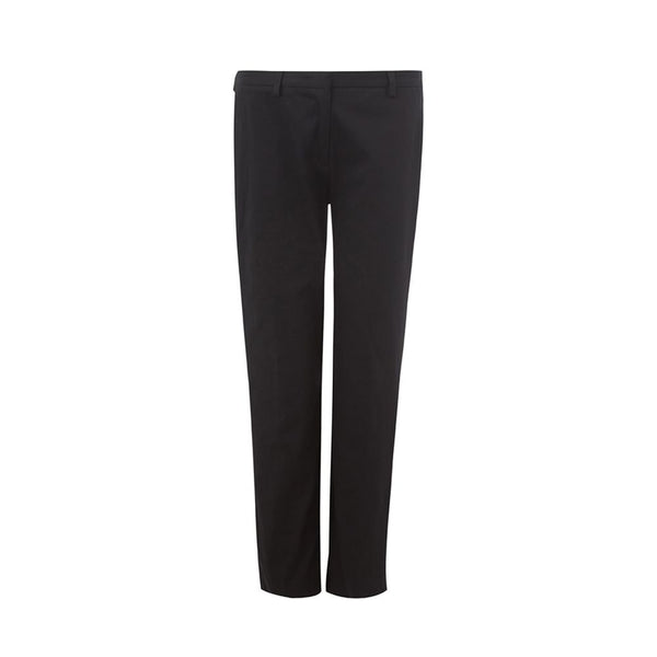 Elegancia italiana pantalones negros de algodón