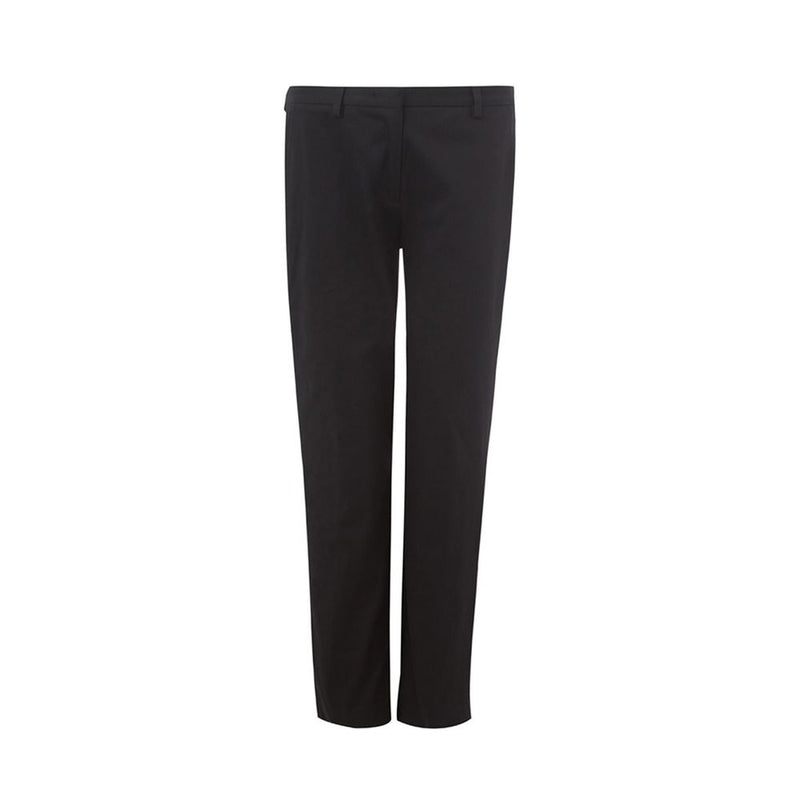 Pantalon noir en coton élégance italienne