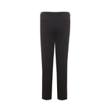 Italian Elegance Cotton Black Trousers