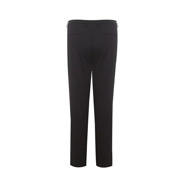 Pantalon noir en coton élégance italienne