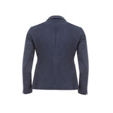 Elegante blaue Baumwolljacke