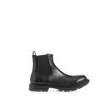 Botas de cuero negro elegantes para hombres