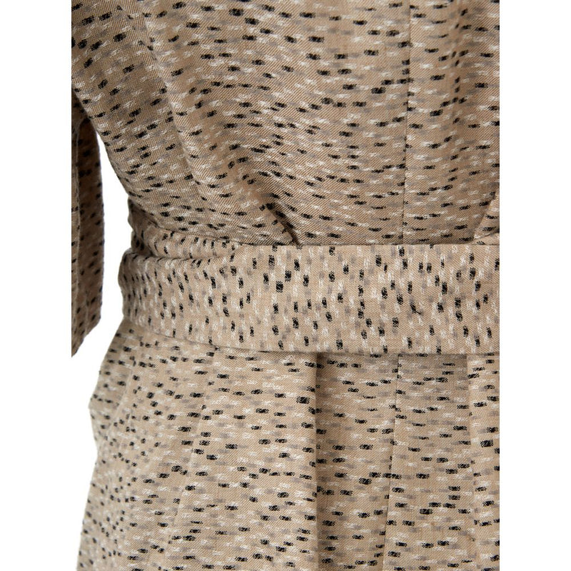 Veste chic en lin beige