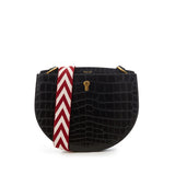 Bolso de cuero negro elegante