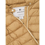 Abrigo de invierno chic de poliamida beige