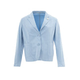 Veste en coton turquoise élégante