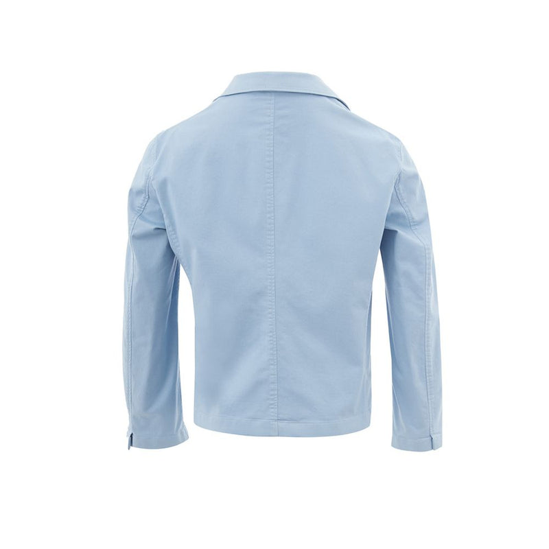 Veste en coton turquoise élégante