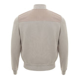 Beige Cotton Cardigan for Men