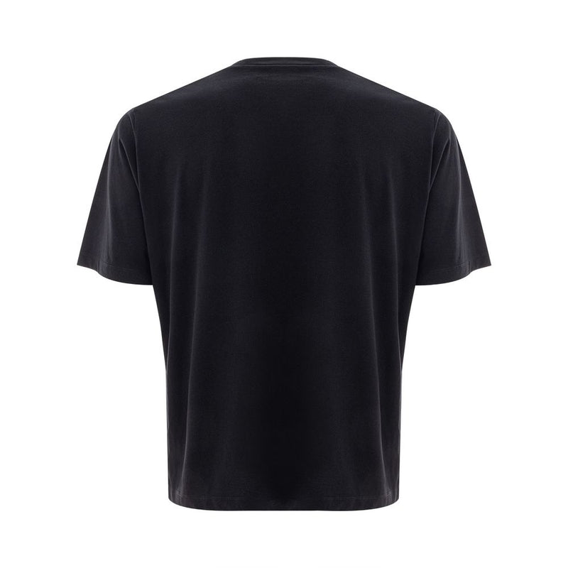 T-shirt in cotone nero