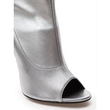 Silver Leather Boot