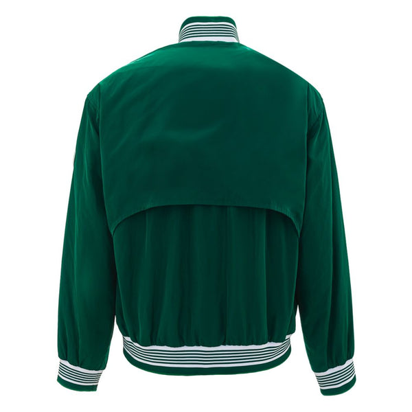 Chaqueta de poliéster verde