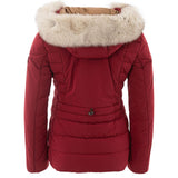 Bordeaux Eleganz Damen Polyesterjacke