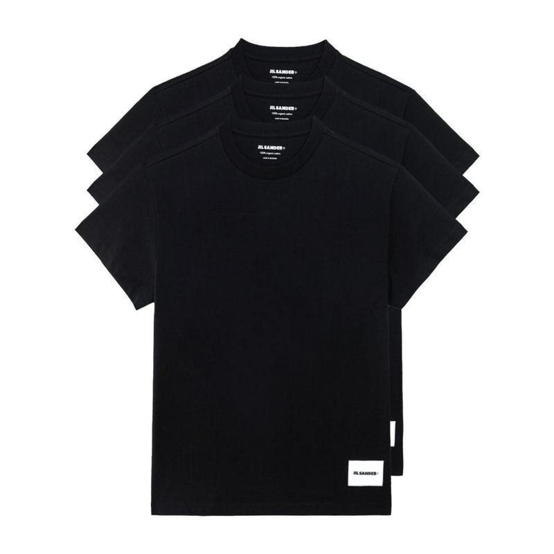 Black Cotton Organic T-shirt