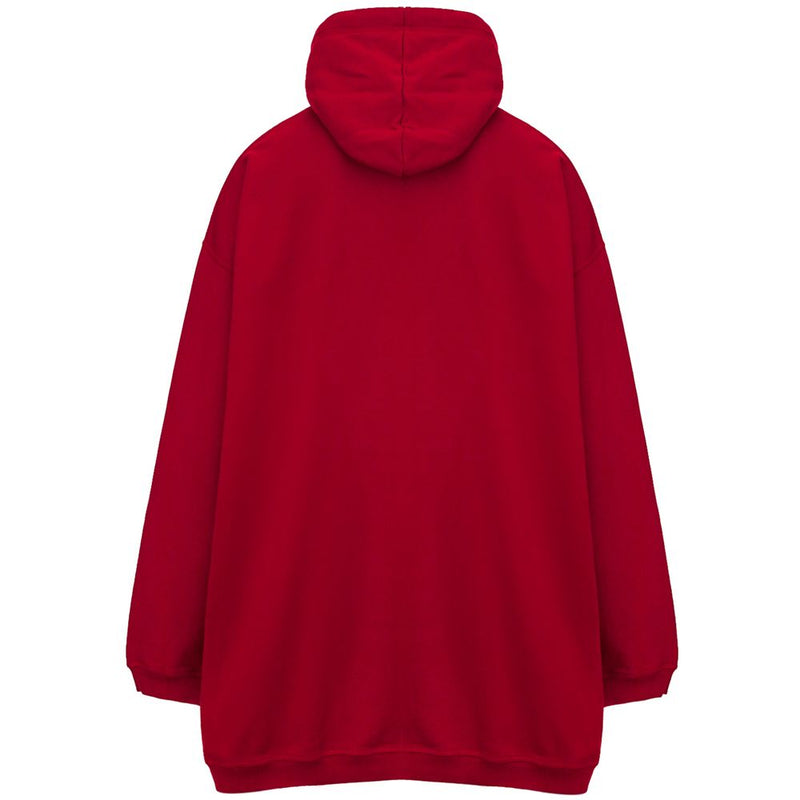 Maglione di cotone rosso