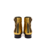 Gold Lederstiefel