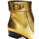 Gold Lederstiefel