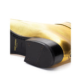 Gold Lederstiefel