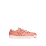 Eleganti sneaker in pelle rosa per l'uomo moderno