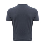 Gran Sasso T-shirt en coton gris élégant