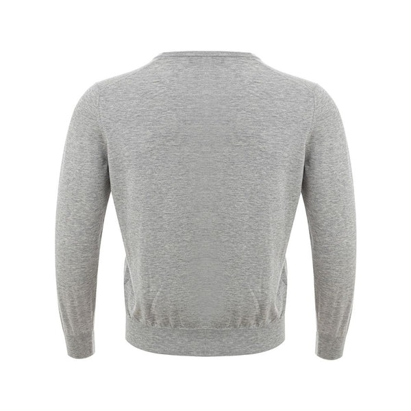 Pull d'élégant en soie gris