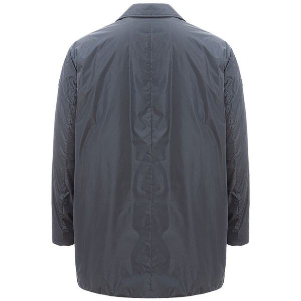 Veste pour hommes en polyamide gris élégant