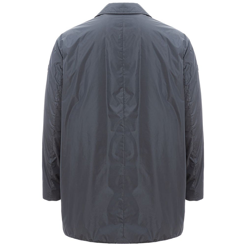 Veste pour hommes en polyamide gris élégant