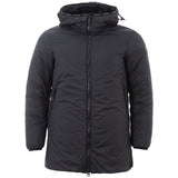 Chic Black Polyamid Jacke für Männer