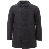 Elegante chaqueta de hombres de poliamida negro