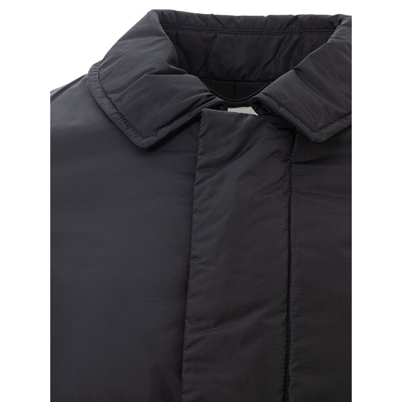 Elegante chaqueta de hombres de poliamida negro