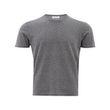 Elegant Gray Cotton T-Shirt for Men