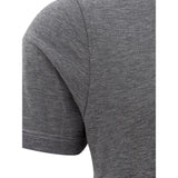 T-shirt en coton gris élégant pour hommes