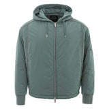 Chic Green Polyamide Men's Jacket