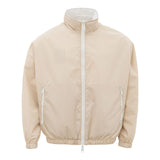 Chaqueta de poliamida beige para el hombre moderno