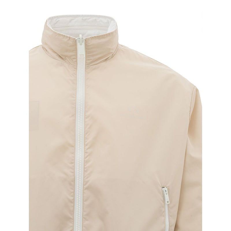 Veste polyamide beige pour l'homme moderne