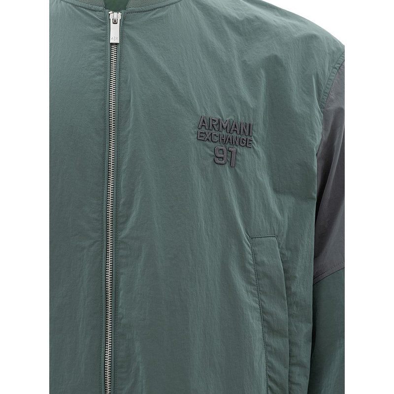 Veste pour hommes en polyamide vert exquis