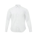 Elegante camisa de algodón blanco para hombres