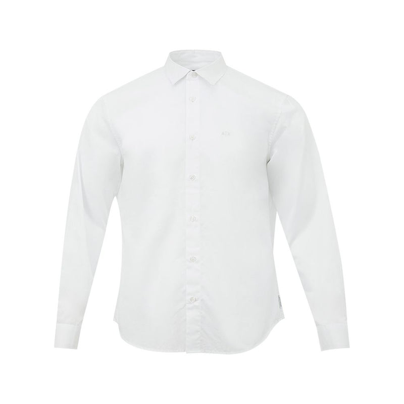 Elegant White Cotton Shirt for Men