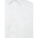 Shirt en coton blanc élégant pour hommes