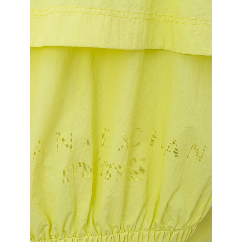 Veste en polyamide jaune chic pour femmes