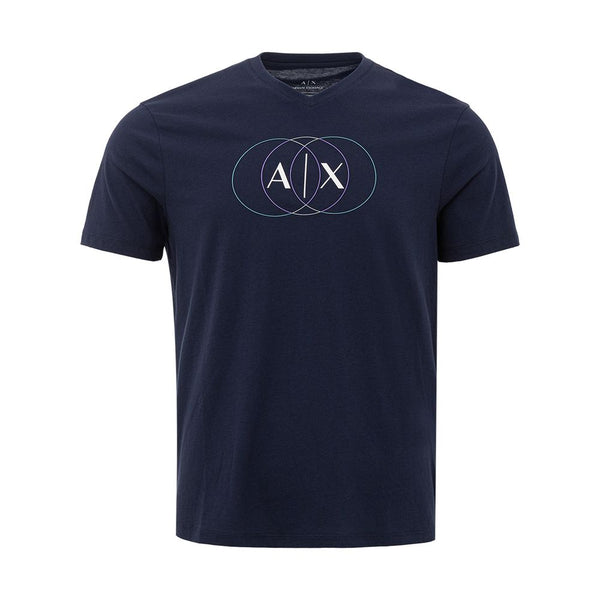 T-shirt en coton bleu élégant pour les hommes